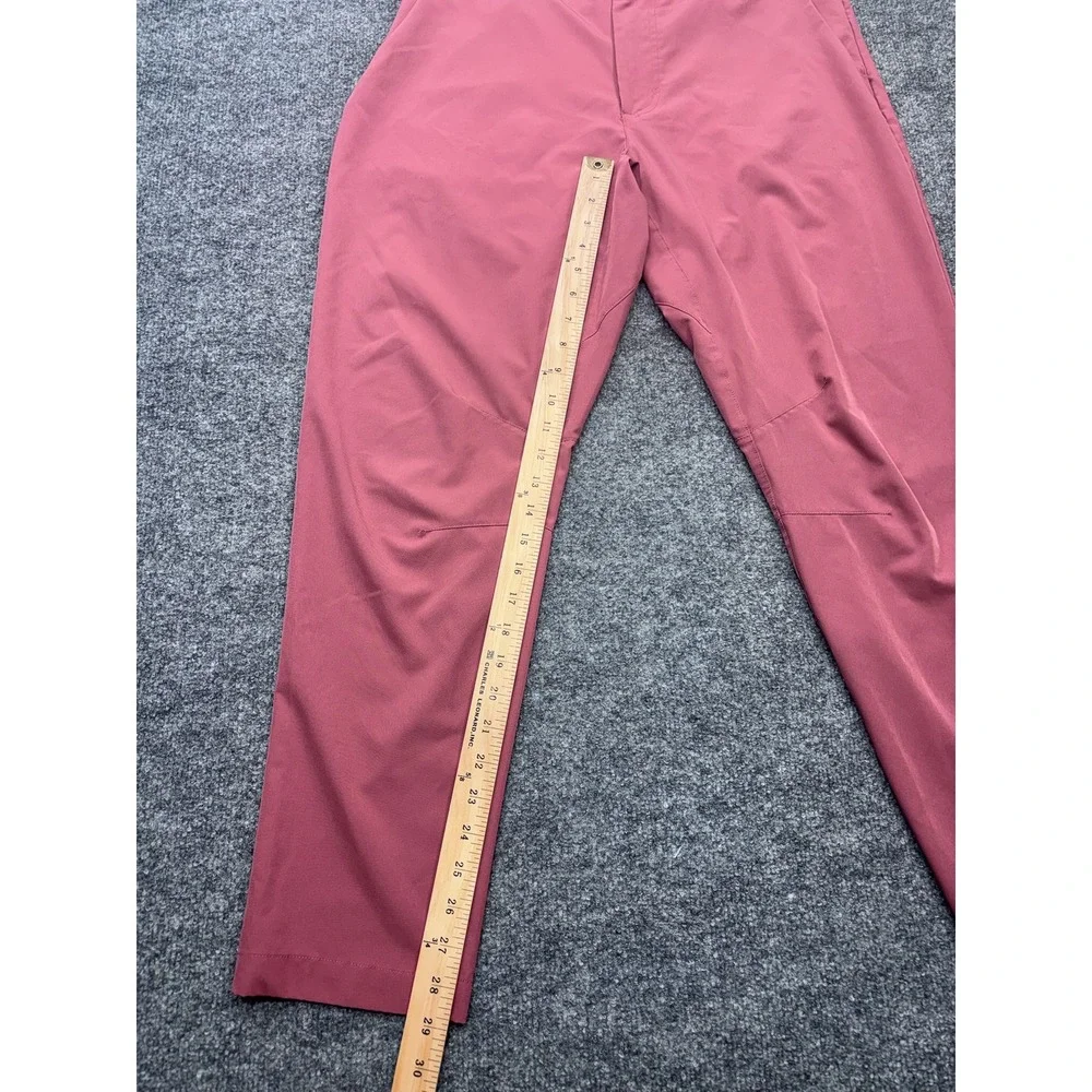 Fabletics Mens One Pant Dusty Rose Mauve Stretch Tapered Chino PT2252183 Size M